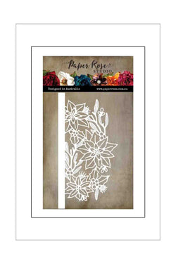 Dies - Paper Rose - Christmas - Poinsettia Border