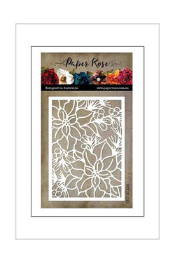 Dies - Paper Rose - Christmas - Christmas Poinsettia Coverplate