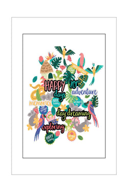 Ephemera - Die Cut Pictures - Uniquely Creative - Rainforest