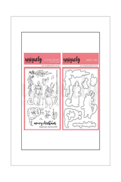 Stamp and Die Set - Uniquely Creative - Santa Claws