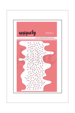 Stencil - Uniquely Creative - Icing and Sprinkles