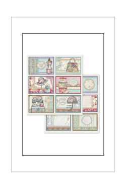 12 x 12 - Patterned - Stamperia - Feminine Frames (Double Sided)