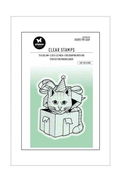 Stamps - Studio Light - Birthday Present Cat