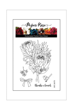 Stamps - Paper Rose - Thanks a Bunch (Protea)