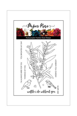 Stamps - Paper Rose - Wattle I Do