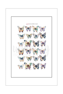 Ephemera - A4 Cut-a-Part - Uniquely Creative - Whimsey Butterflies