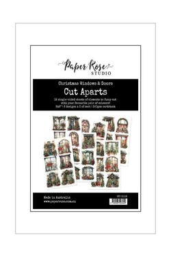 Ephemera - Cut-a-part Pictures - Christmas Windows and Doors