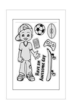 Stamps - Couture Creations - Outline - Boys will be Boys