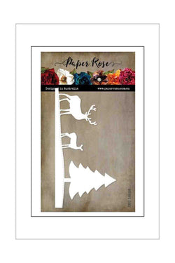 Dies - Paper Rose - Christmas - Christmas Scene Border