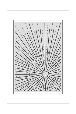 Stamps - Couture Creations - Background - Large Format - Starburst