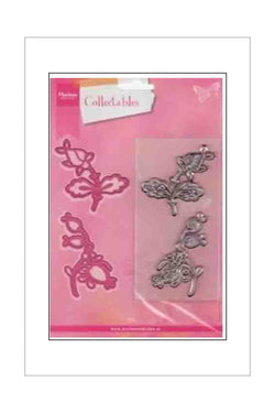 Stamps and Die Set - Marianne Design - Budding Flowers