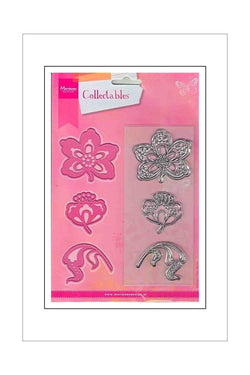 Stamps and Die Set - Marianne Design - Orchids