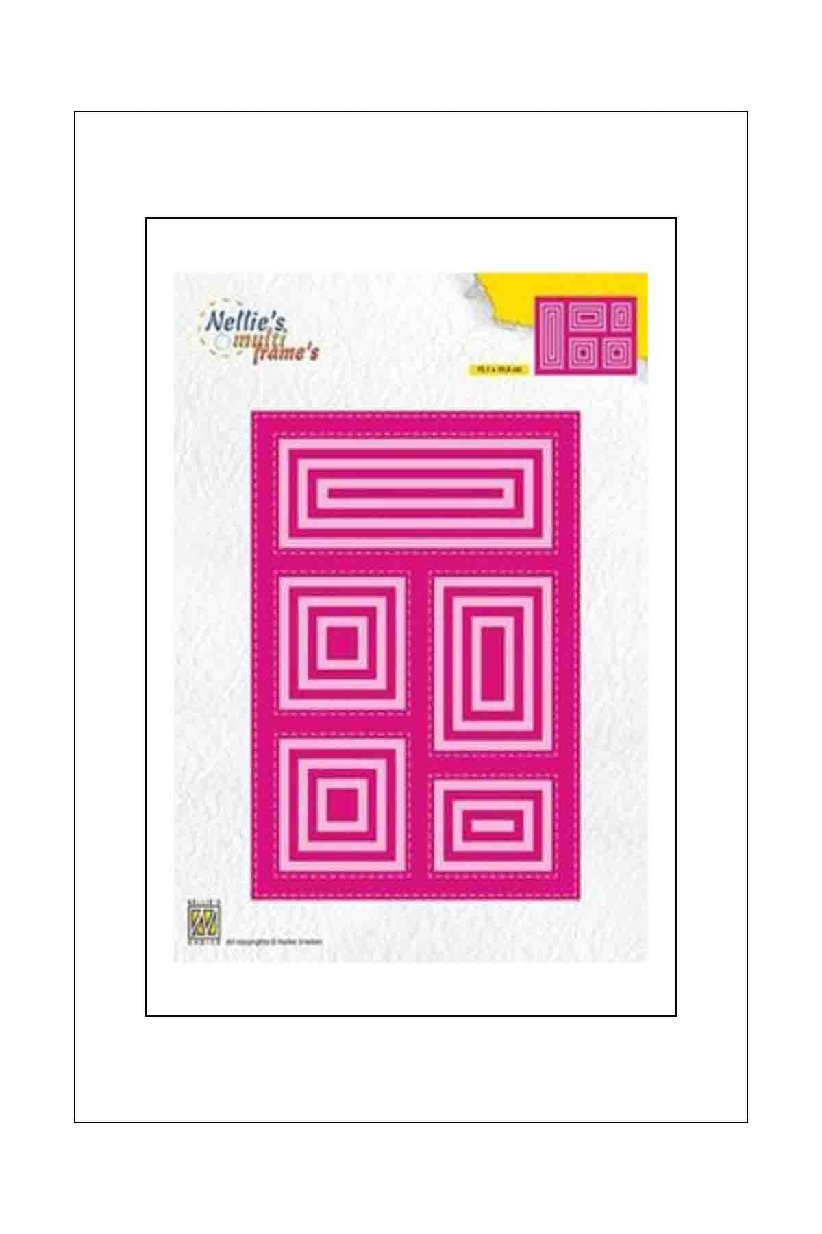 Dies - Nellie's Choice - Nesting - Multi Frames Block Rectangle (with ...