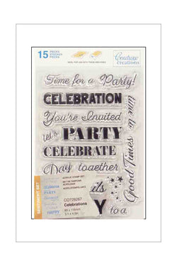 Stamps - Couture Creations - Celebrations
