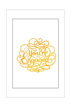 Hotfoil Stamps - Ultimate Crafts - You're Engaged
