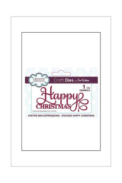 Dies - Creative Expressions - Words - Happy Christmas