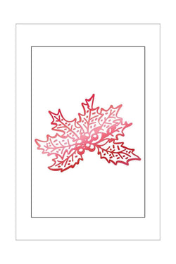 Hotfoil Stamps - Couture Creations - Christmas Holly