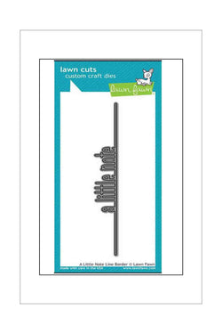 Dies - Lawn Fawn - A Little Note Border