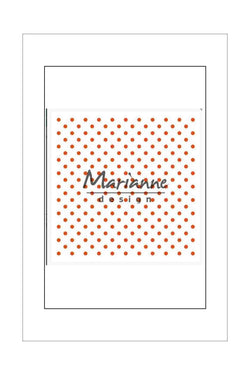 Embossing Folder - Marianne Design - 3D Square - Big Dots