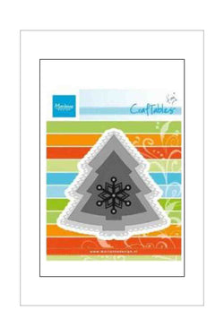 Dies - Marianne Designs Craftables - Christmas Tree and Snowflake Set