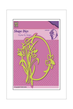 Dies - Nellie's Choice - Daffodils Frame