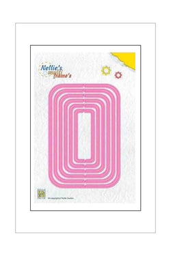 Dies - Nellie's Choice - Nesting - Revolving Swing - Rounded Rectangle