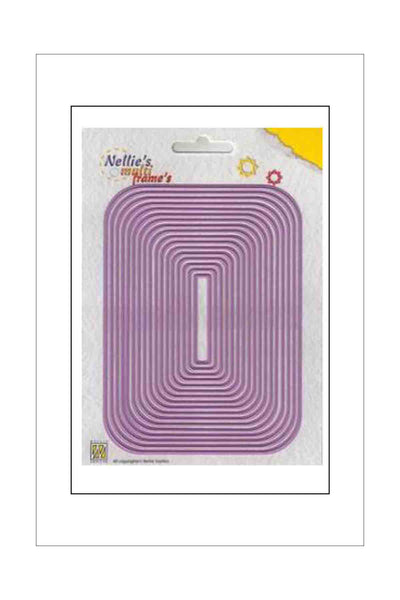 Dies - Nellie's Choice - Nesting - Rounded Rectangles - A Paper Experience