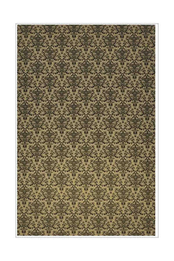 A4 - Patterned - Metallic Ballroom - Gold & Balck - A Paper Experience