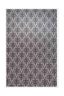 A4 - Patterned - Metallic Ballroom - White Gold & Black - A Paper Experience