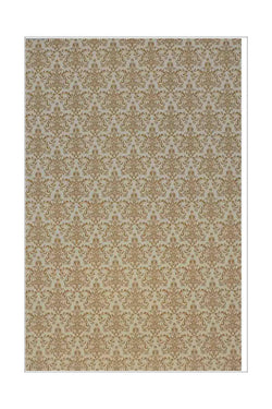 A4 - Patterned - Metallic Ballroom - White Gold and Gold - A Paper Experience