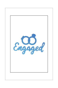 Dies - Couture Creations - Mini - Engaged (Words) & Rings