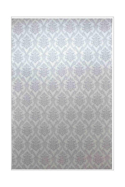 A4 - Patterned - Metallic Damask - Silver on Silver - A Paper Experience