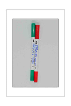 Pens - Emboss Dual Ended Calligraphy - Fine/Thick Chisel