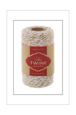 Twine - White & Gold