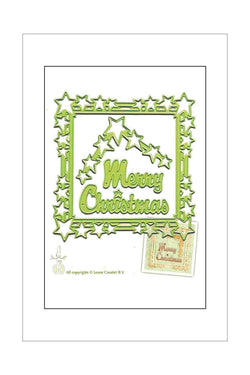 Dies - Lea'bilities - Christmas - Star Frame and Corner with Merry Christmas Words - A Paper Experience