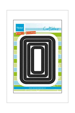 Dies - Marianne Designs Craftables - Nesting - Stitched Rectangles