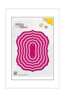 Dies - Nellie's Choice - Nesting Frames - Oval Frames / Labels