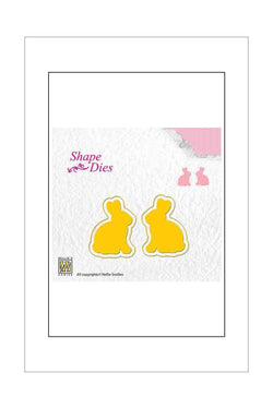 Dies - Nellie's Choice - Shape - Rabbit / Bunnies Silohuettes