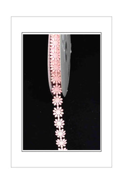 Patterned Ribbon - Daisies Self Adhesive - Pale Pink - A Paper Experience