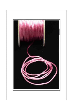 Cord, Satin, Rat Tail, China Knot - Dusky Pink