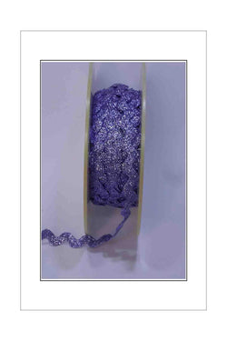 Rik Rak - Metallic Purple/Silver - 5mm - A Paper Experience