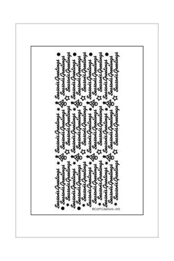 Adhesives - Stickers - Seasons Greetings Sentiments - Gold & Silver - A Paper Experience