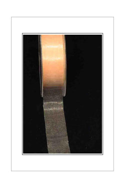 Organza Ribbon - Shot (Double Colour) - Pale Pink / Gold - A Paper Experience
