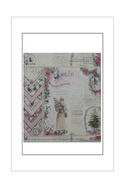 6 x 6 - Patterned - Paper Pad - Poppy Crafts Pink Vintage