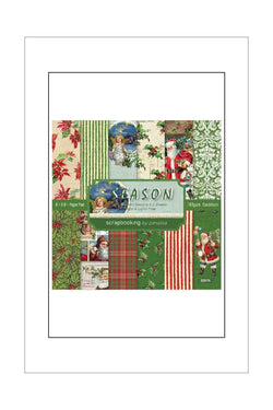 6 x 6 - Patterned - Paper Pad - Poppy Crafts Seasons