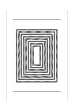 Dies - Poppy Crafts - Nesting - Stitched Rectangles