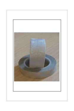 Washi Tape - Christmas - Snowflakes - White on Silver