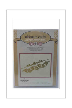 Dies - Ultimate Crafts - 3 in 1 - Art Deco Border Set