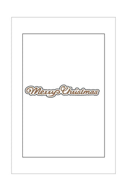 Hotfoil Stamps - Universal Crafts - Merry Christmas (Small)