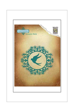 Dies - Nellie's Vintasia - Dove Frame